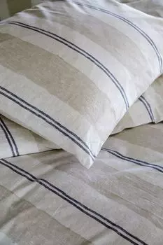 Постельное белье Walra Remade Nautic Stripes Sand - 135x200 см