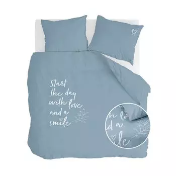 Постельное белье Walra Smile with Love Jeans Blue - 240x220 см