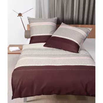 Постельное белье «Жанин» J. Д. 87079", на молнии Janine, цвет ros/rosenholz