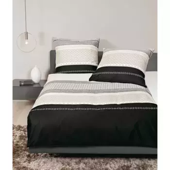 Постельное белье «Жанин» J. Д. 87079", на молнии Janine, цвет schwarz/kitt