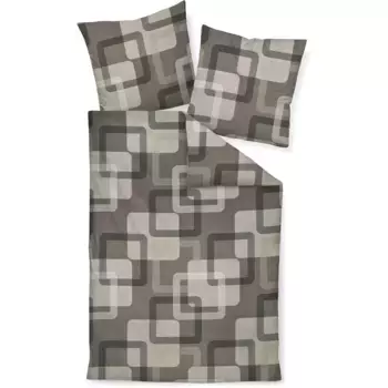 Постельное белье «Жанин» J. D.87096 02", на молнии Janine, цвет rauchperle naturell, rauchperle naturell, rauchperle naturell