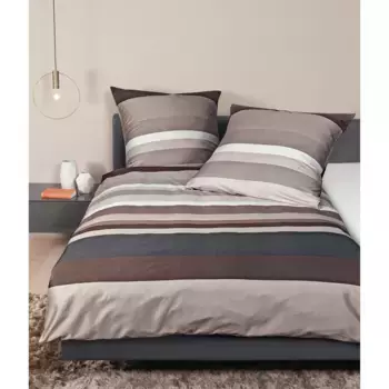 Постельное белье «Жанин» J. Д. 87078", на молнии Janine, цвет rauchgrn/lind