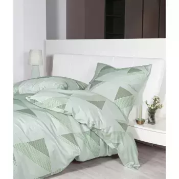 Постельное белье «Жанин» J. D.87065 06", на молнии, 100% хлопок Janine, цвет malachitgrn