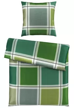 Постельное белье жаверда сатин Novel, зеленый