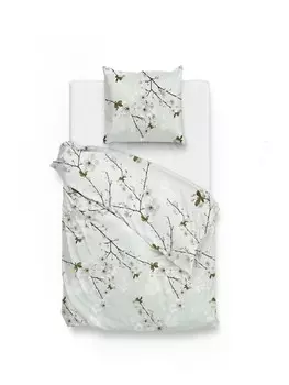 Постельное белье Zo!Home Classic Flanell Henda Blumenzweige Blten, белый
