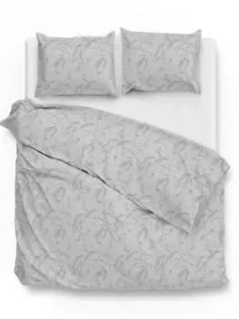 Постельное белье Zo!Home Satin Set Fiori, серый