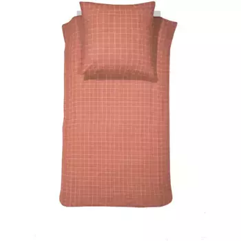 Постельное белье Золушка «Brecht», в клетку Cinderella, цвет terra