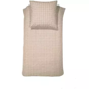 Постельное белье Золушка «Brecht», в клетку Cinderella, цвет natural