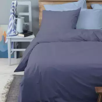 Постельное белье Золушка «Weekend», высококачественное качество Renforc, изготовлено из 100% хлопка, постельное белье и наволочки на молнии, легкое в уходе, сертифицировано STANDARD 100 от OEKO-TEX, экологичное Cinderella, цвет blau