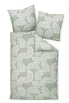 Постельные принадлежности Janine, 135x200 см, цвет Salbeigrn/Beige/Grn