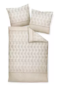 Постельные принадлежности Janine, 135x200 см, коричневый/натуральный/бежевый