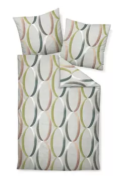 Постельные принадлежности Janine, 135x200 см, зеленый/оранжевый/бежевый