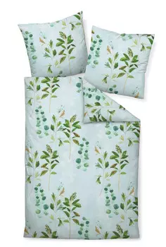 Постельные принадлежности Janine, 135x200 см, зеленый/темно-зеленый/светло-зеленый