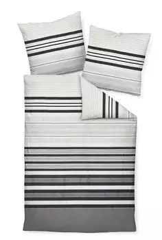 Постельные принадлежности Janine, 155x220 см, синий/графит/песочный