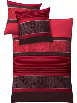 Постельные принадлежности Kleine Wolke, цвет rot/schwarz