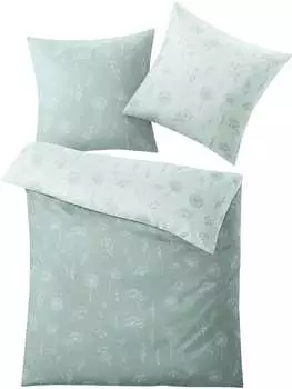 Постельные принадлежности Kleine Wolke, цвет salbei/wei