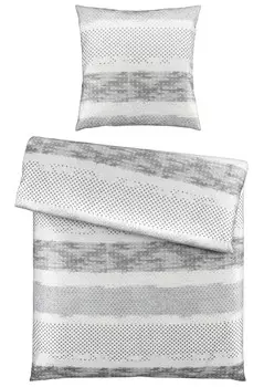 Постельные принадлежности Novel, 135x200 см, серый/белый