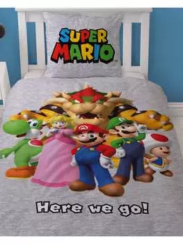 Постельные принадлежности Super Mario, серый