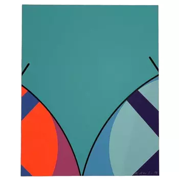 Постер Kaws Untitled (Mocad Print)