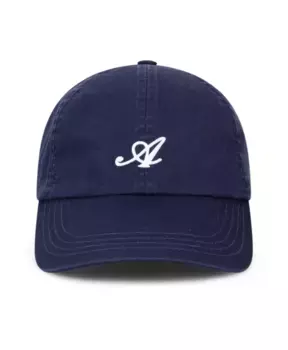 Постиранная фирменная кепка Axel Arigato, синий