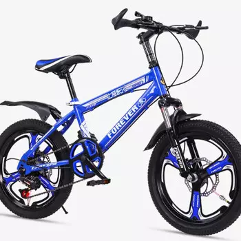 Постоянные мужские и женские горные велосипеды с высококачественными встроенными колесами синего сапфирового цвета + 20-дюймовыми колесами HJ с регулируемой скоростью FOREVER