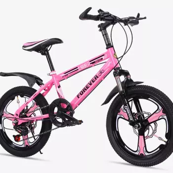 Постоянные мужские и женские горные велосипеды с высококачественными розовыми встроенными колесами + 22-дюймовые HJ с регулируемой скоростью FOREVER
