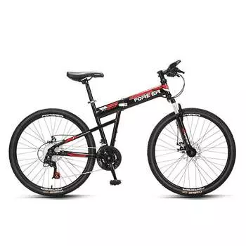 Постоянный 24-дюймовый складной горный велосипед, 27-скоростной мужской и женский городской велосипед для взрослых, студентов и беговых лыж FOREVER