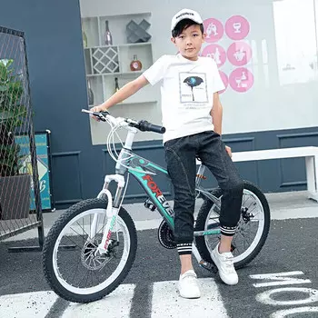 Постоянный 24-скоростной горный велосипед, молодежный 20-дюймовый студенческий велосипед для мужчин и женщин Bianchi, зеленый, поставляется с завода FOREVER