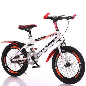 Постоянный детский велосипед, горный велосипед, 20-дюймовое колесо с белой хризантемой, односкоростной + нейкед-велосипед HJ FOREVER