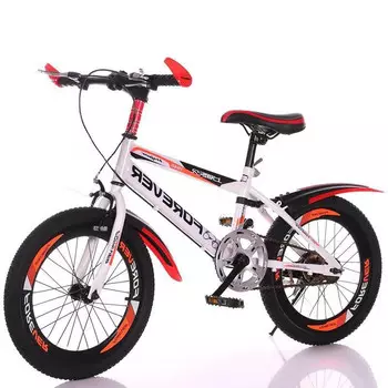 Постоянный детский велосипед, горный велосипед, односкоростное колесо, белая хризантема + нейкед, 22 дюйма HJ FOREVER