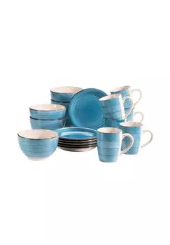 Посуда для завтрака, dunkelblau