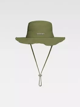 Потертая экспедиционная шляпа JACQUEMUS The Artichaut bucket hat, хаки