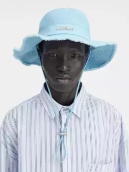 Потертая экспедиционная шляпа Ле Боб Артишо Jacquemus, синий