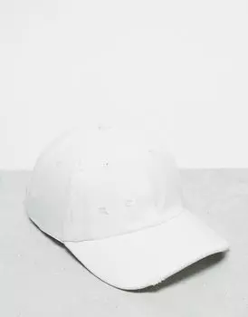 Потертая джинсовая кепка унисекс Reclaimed Vintage со звездой и логотипом