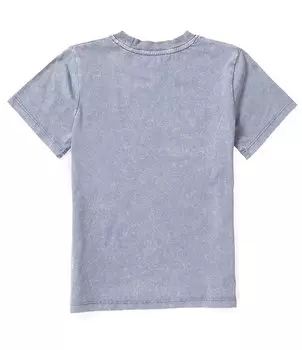 Потертая футболка с короткими рукавами Scene&Heard Big Boys 8–20, синий