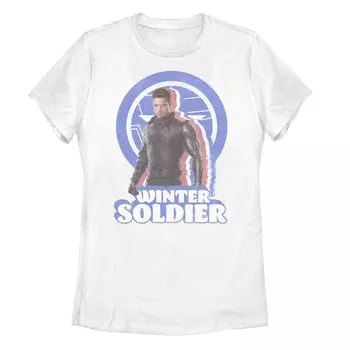 Потертая футболка с плакатом Bucky для юниоров Falcon Winter Soldier Licensed Character