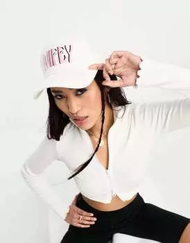 Потертая кепка для курицы с мотивом Wifey белого цвета Threadbare