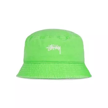 Потертая панама Stussy Stock, мятный цвет