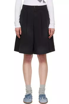 Потертые бермуды Open Yy, черный