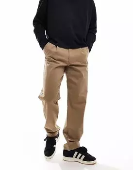 Потертые брюки цвета темного камня