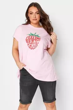 Потертые джинсовые шорты Yours, серый