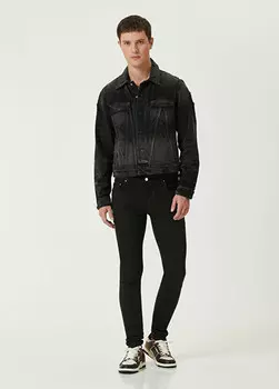 Потертые джинсы Amiri, черный
