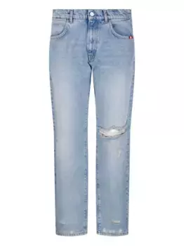 Потертые джинсы AMISH, синий