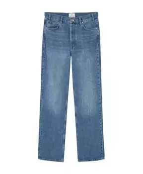 Потертые джинсы Anine Bing, синий