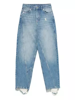 Потертые джинсы бойфренда Halfboy, синий