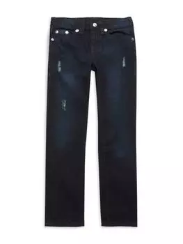 Потертые джинсы для маленького мальчика True Religion, цвет Mason Blue