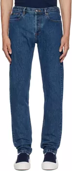 Потертые джинсы Indigo Petit New Standard A.P.C.
