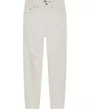 Потертые джинсы мамы Tommy Jeans, белый