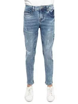 Потертые джинсы скинни для мальчика X Ray, цвет Light Blue