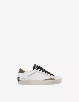 Потертые кроссовки Crime London, белый